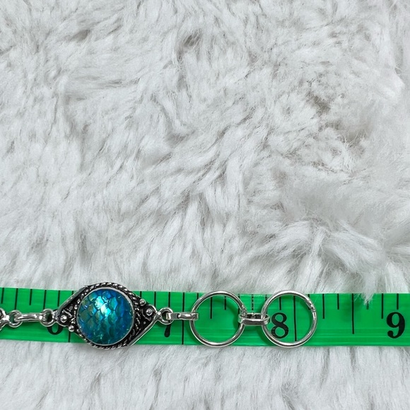 🌈🐠 Rainbow Titanium Fish 925 Necklace Bracelet & Earrings ONLY - Picture 9 of 10